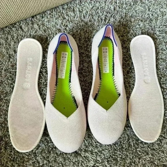 Rothy’s light pink round toe flats Size 11 - Picture 5 of 8